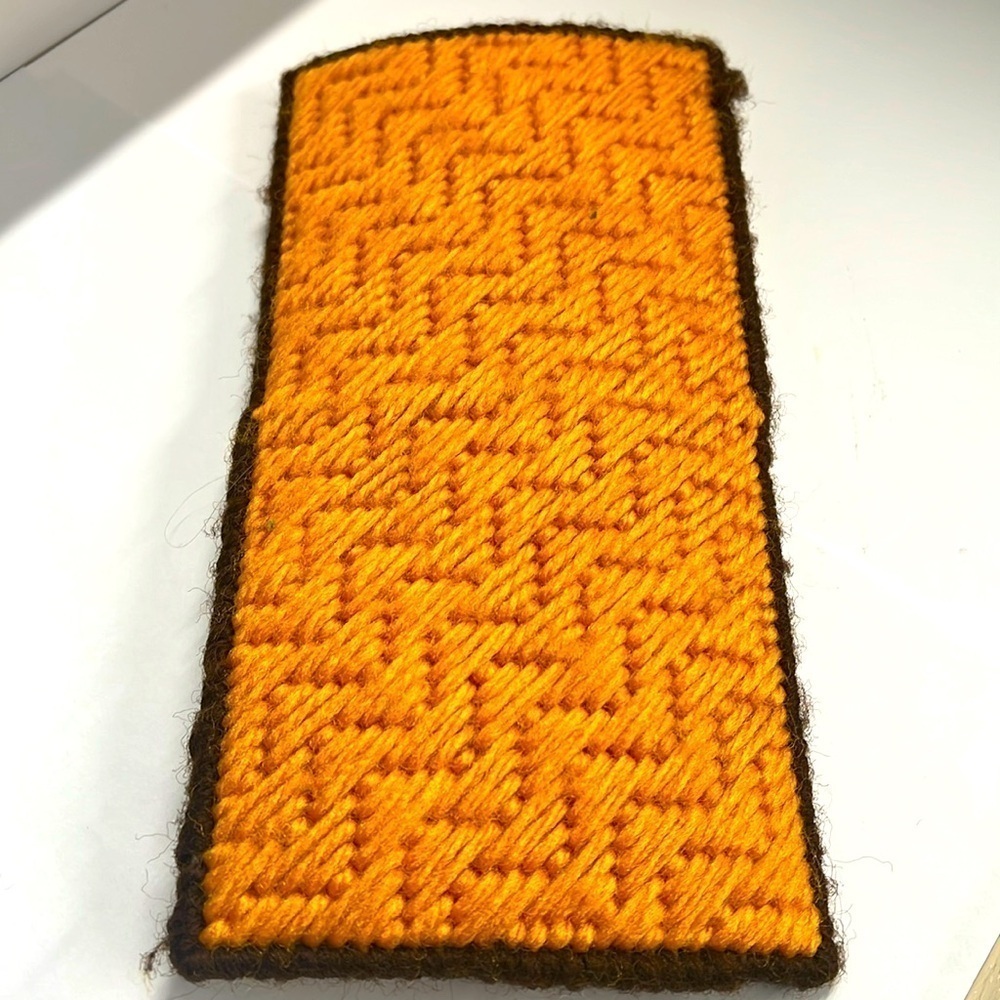 Vintage Crochet Semi Structured Eyeglasses Sunglasses Case